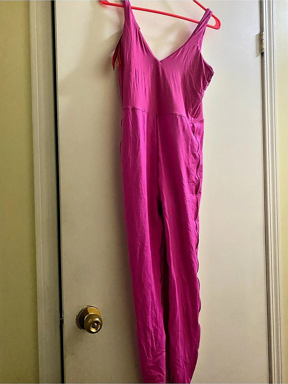 LOF Plunge Playsuit Hot Pink NWT